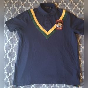 Polo Ralph Lauren Collared Shirt with Chevron and Patch
